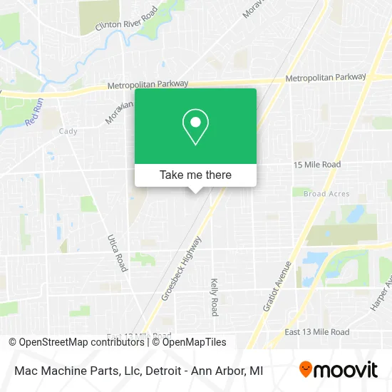 Mac Machine Parts, Llc map