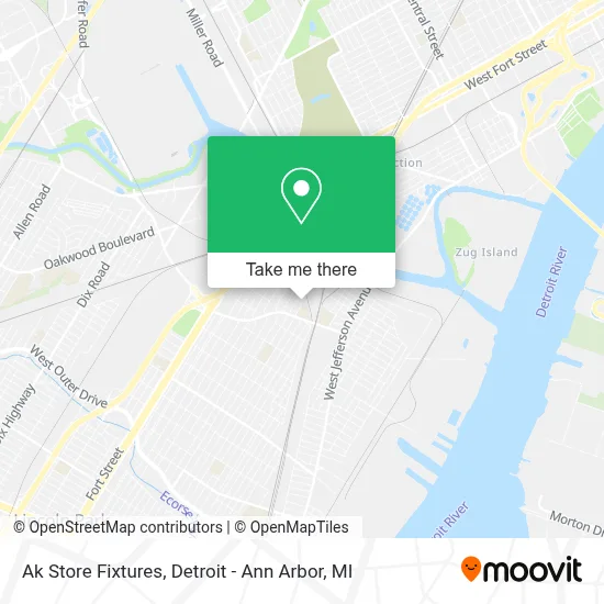 Ak Store Fixtures map