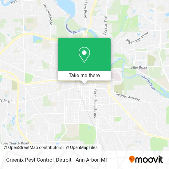 Greenix Pest Control map