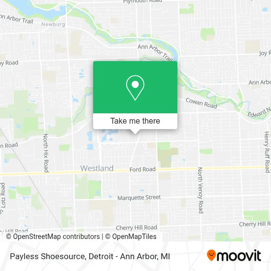 Payless Shoesource map