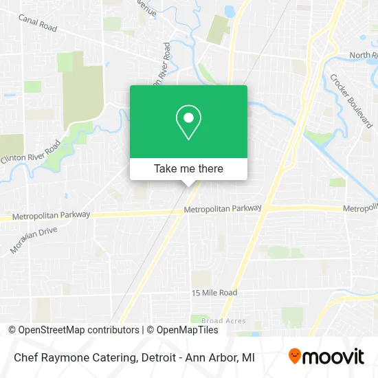Chef Raymone Catering map