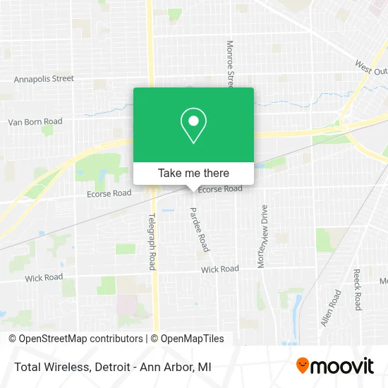 Total Wireless map