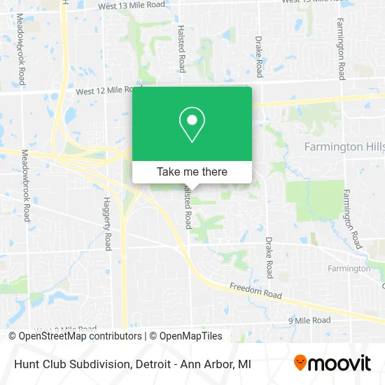 Hunt Club Subdivision map