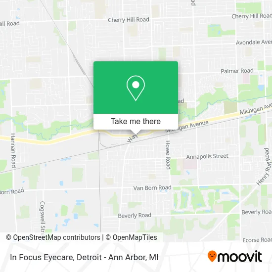 In Focus Eyecare map