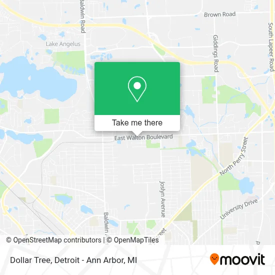 Dollar Tree map