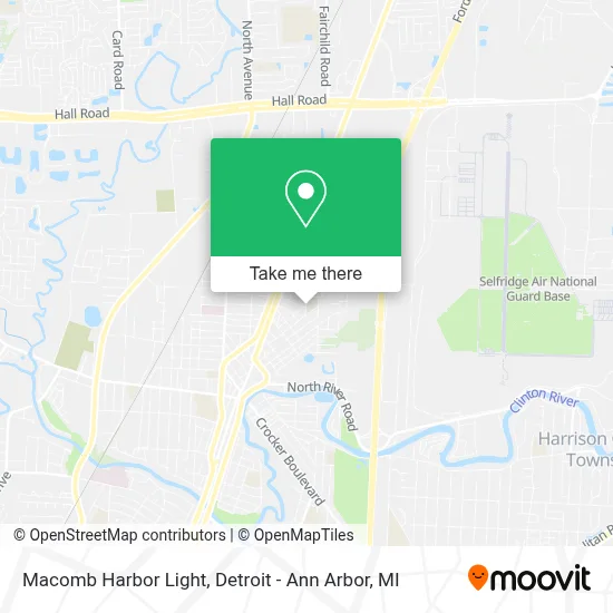 Macomb Harbor Light map