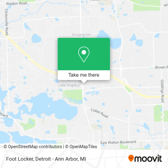 Foot Locker map
