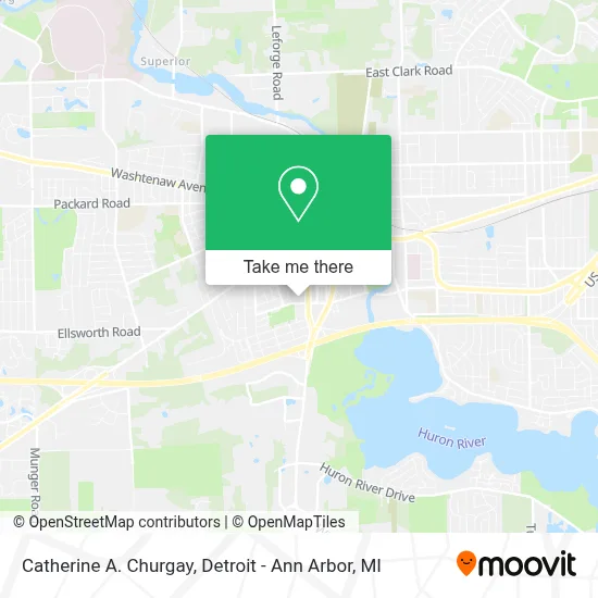 Catherine A. Churgay map