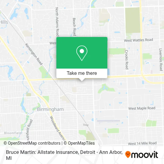 Bruce Martin: Allstate Insurance map