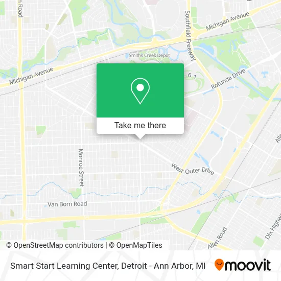 Smart Start Learning Center map