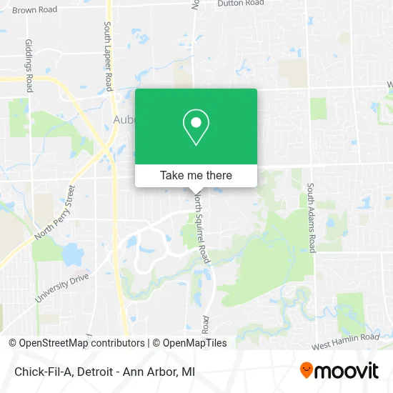 Chick-Fil-A map