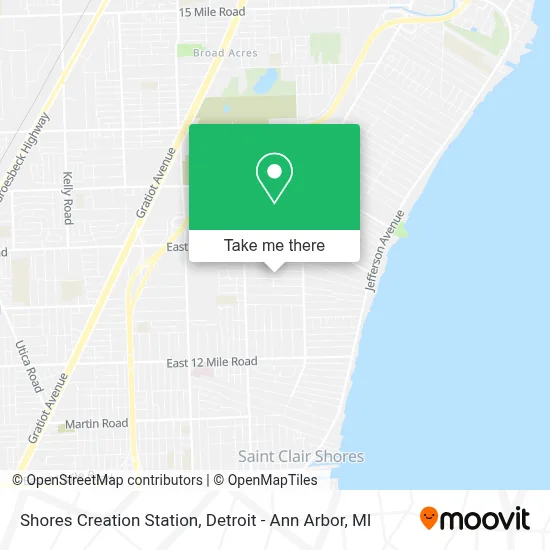 Shores Creation Station map