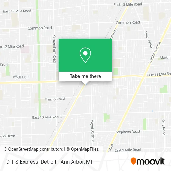 D T S Express map