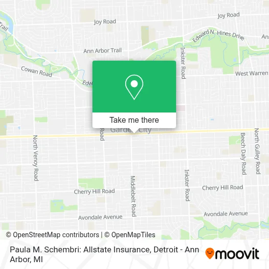 Paula M. Schembri: Allstate Insurance map