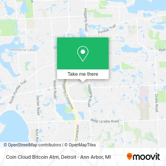Coin Cloud Bitcoin Atm map