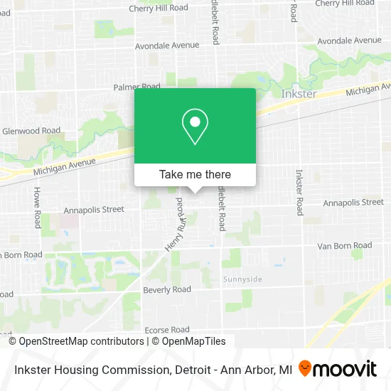 Inkster Housing Commission map
