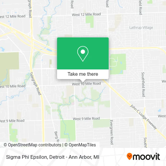 Sigma Phi Epsilon map