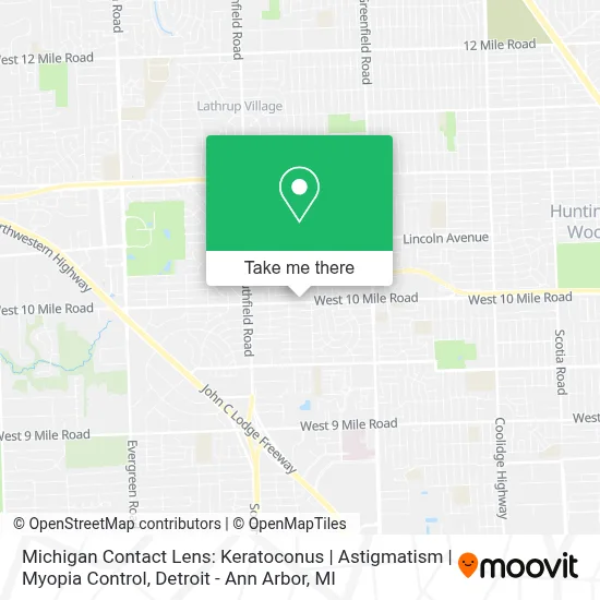 Michigan Contact Lens: Keratoconus | Astigmatism | Myopia Control map