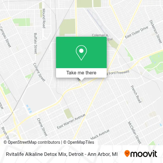 Rvitalife Alkaline Detox Mix map