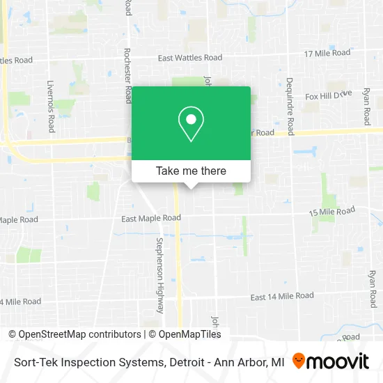 Sort-Tek Inspection Systems map
