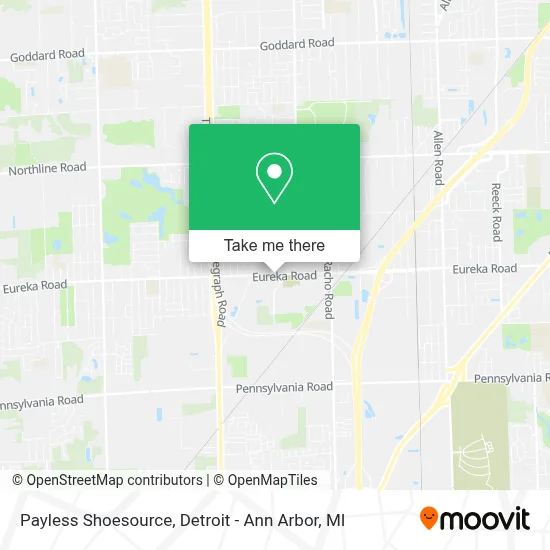 Payless Shoesource map