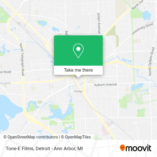 Tone-E Films map
