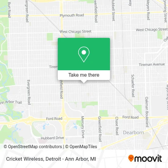Cricket Wireless map