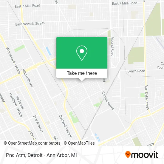 Pnc Atm map