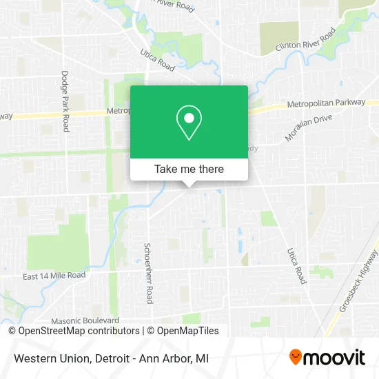 Western Union map