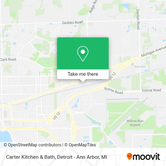 Carter Kitchen & Bath map