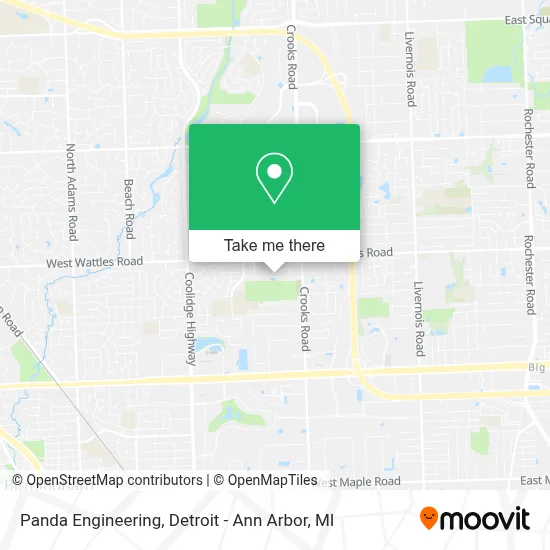 Panda Engineering map