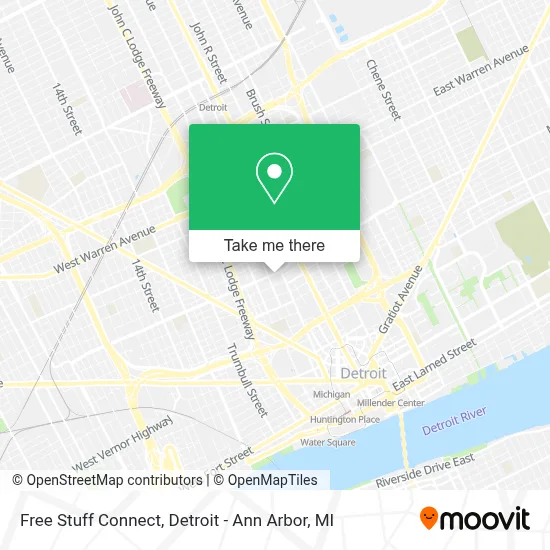 Free Stuff Connect map