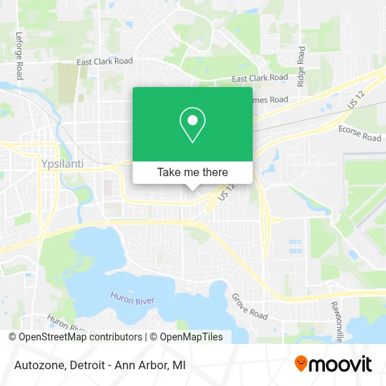 Autozone map