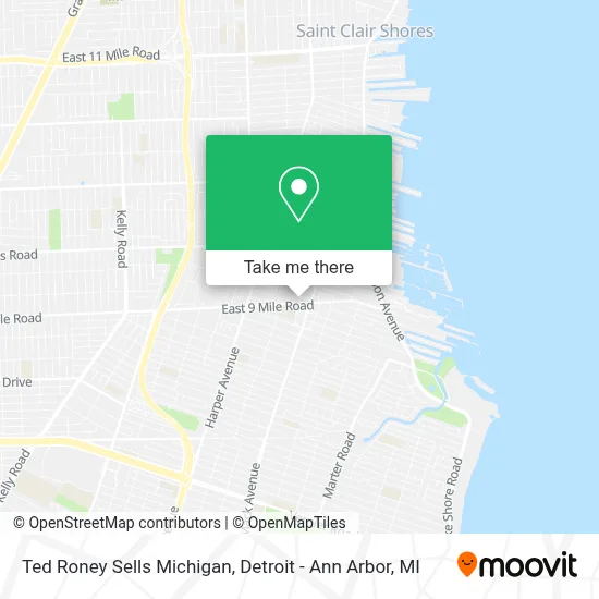 Ted Roney Sells Michigan map