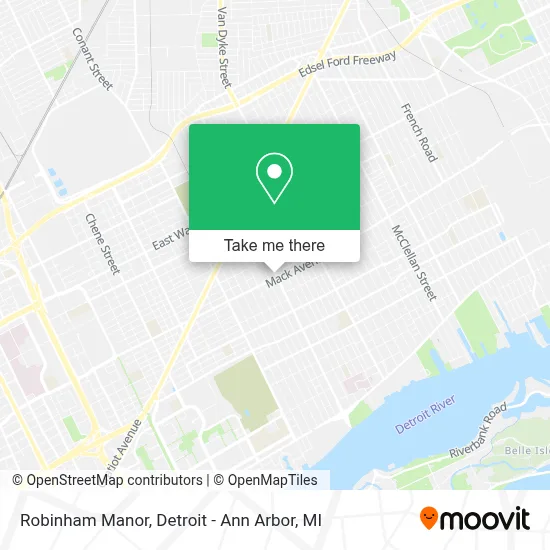 Robinham Manor map