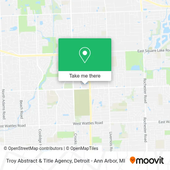 Troy Abstract & Title Agency map