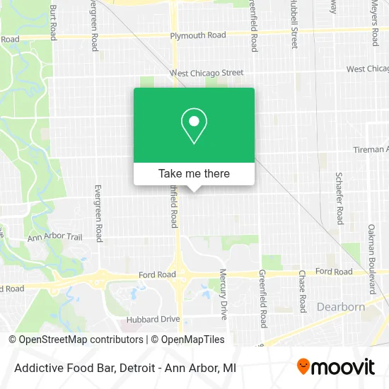 Addictive Food Bar map