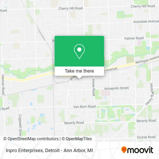 Inpro Enterprises map