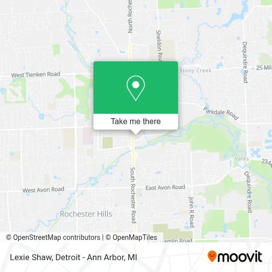 Lexie Shaw map