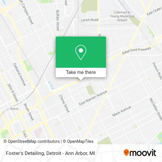 Foster's Detailing map