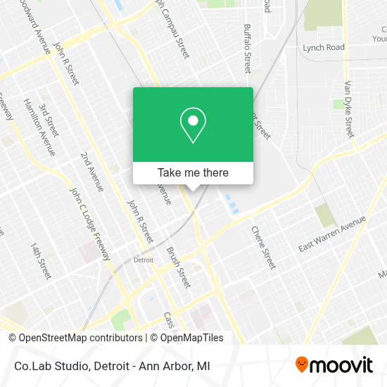 Co.Lab Studio map