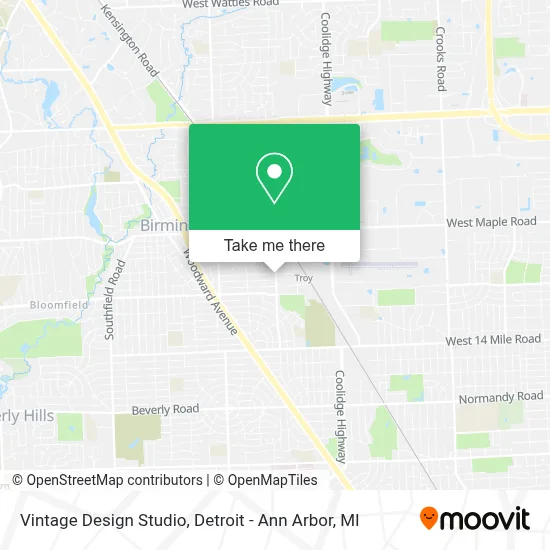Vintage Design Studio map