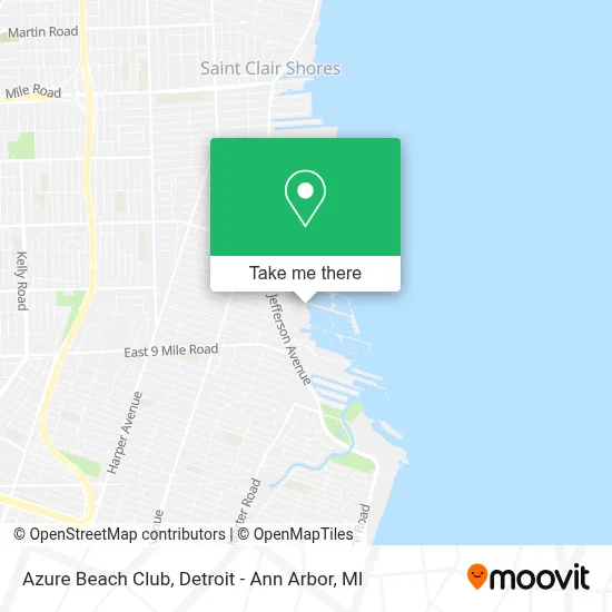 Azure Beach Club map