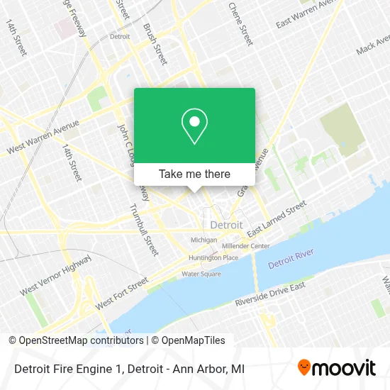Detroit Fire Engine 1 map
