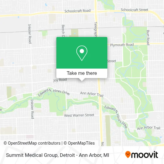 Summit Medical Group map
