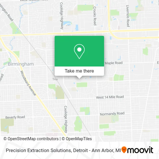 Precision Extraction Solutions map
