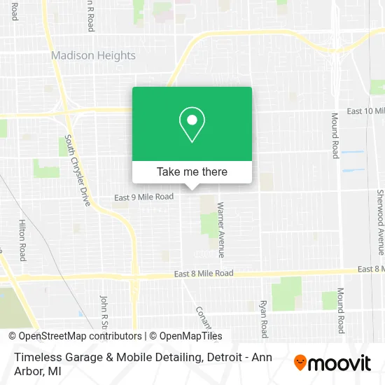 Timeless Garage & Mobile Detailing map