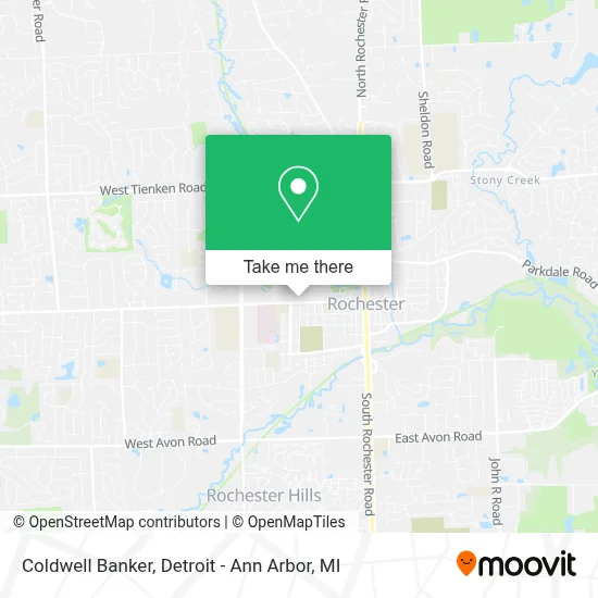 Coldwell Banker map