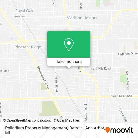Palladium Property Management map