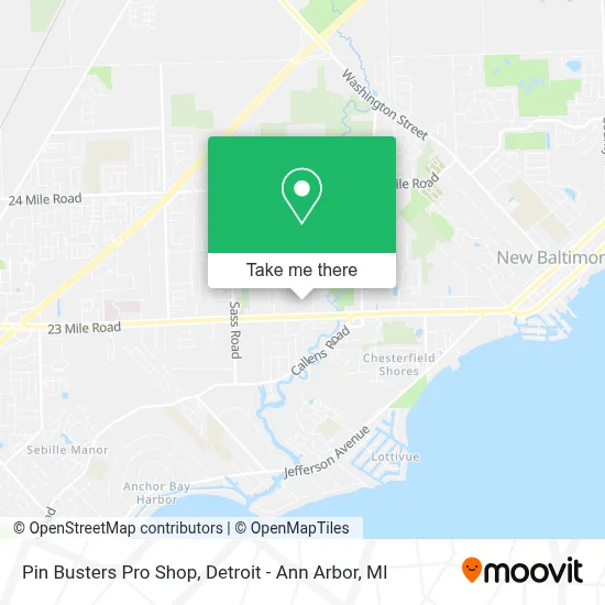 Pin Busters Pro Shop map